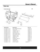 Preview for 41 page of STEELE PRODUCTS SPGG900E Owner'S Manual