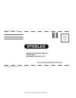 Preview for 56 page of Steelex ST1013 Owner'S Manual