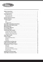 Preview for 2 page of SteelFlex ELLIPTICAL XE-7400 User Manual