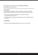 Preview for 4 page of SteelFlex ELLIPTICAL XE-7400 User Manual