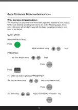 Preview for 14 page of SteelFlex ELLIPTICAL XE-7400 User Manual