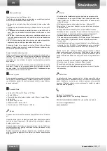 Preview for 8 page of Steinbach speedsolar Series Manual