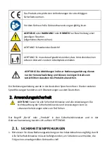 Preview for 4 page of Steinberg Systems SBS-FZ 9000/1.5 User Manual