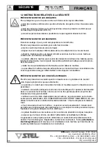 Preview for 91 page of Stel MAX dp 171C Instructions For Use And Maintenance Manual