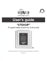 Stelpro STE402P User Manual preview