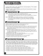 Preview for 8 page of Stengthmaster mx800 User Manual