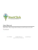 SteriClick Wireless Touch User Manual preview