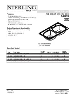 Sterling Plumbing 14633 Specification Sheet preview