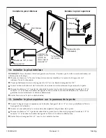 Preview for 30 page of Sterling Plumbing Pivot Shower Doors SP1500D Series Installation Manual