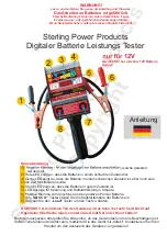 Preview for 9 page of Sterling Power Products Digital Battery Tester Manual