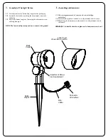 Preview for 2 page of STERNO HOME U001-1620 Instructions