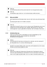 Preview for 99 page of stertil SF  2522 Operation Manual