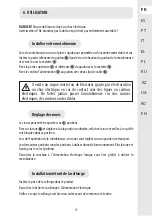 Preview for 22 page of STERWINS A061003 Assembly, Use, Maintenance Manual