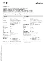 Preview for 7 page of steute Ex 95 SB Mounting And Wiring Instructions