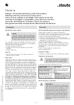 Preview for 8 page of steute Ex ST 14 Mounting And Wiring Instructions