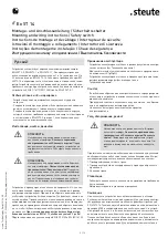 Preview for 9 page of steute Ex ST 14 Mounting And Wiring Instructions