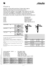 Preview for 11 page of steute Ex ST 14 Mounting And Wiring Instructions