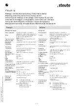 Preview for 13 page of steute Ex ST 14 Mounting And Wiring Instructions