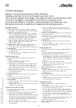 Preview for 17 page of steute EX ZS 92 S 22 VD F Mounting And Wiring Instructions