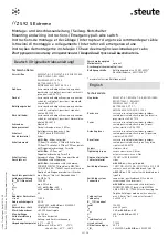 Preview for 23 page of steute EX ZS 92 S 22 VD F Mounting And Wiring Instructions