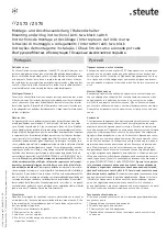 Preview for 3 page of steute ZS 73 Mounting And Wiring Instructions