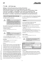 Preview for 2 page of steute ZS 80 KST Extreme Series Mounting And Wiring Instructions