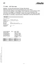 Preview for 16 page of steute ZS 80 KST Extreme Series Mounting And Wiring Instructions