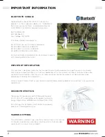 Preview for 2 page of Stewart Golf X9 FOLLOW Owner'S Manual & User Manual