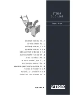 Stiga DUO LINE Instructions For Use Manual preview