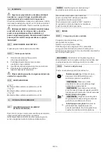 Preview for 52 page of Stiga MCS 470 Li 60 series Operator'S Manual