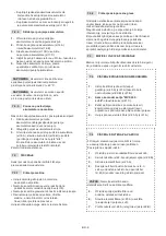 Preview for 56 page of Stiga MCS 470 Li 60 series Operator'S Manual