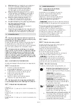 Preview for 108 page of Stiga MCS 470 Li 60 series Operator'S Manual