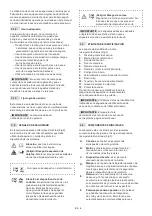 Preview for 134 page of Stiga MCS 470 Li 60 series Operator'S Manual