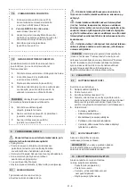 Preview for 166 page of Stiga MCS 470 Li 60 series Operator'S Manual