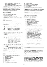 Preview for 230 page of Stiga MCS 470 Li 60 series Operator'S Manual