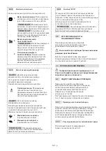 Preview for 331 page of Stiga MCS 470 Li 60 series Operator'S Manual