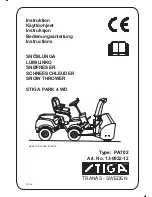 Stiga PARK 4 WD Instructions Manual preview