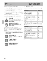 Preview for 62 page of Stiga SWP 475 Operator'S Manual