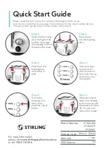 Preview for 2 page of Stirling KY-866-WH Quick Start Manual