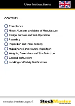 Preview for 2 page of Stockmaster Mezzalad VH01 User Instructions