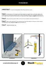 Preview for 9 page of Stockmaster Mezzalift Assembly Instructions Manual