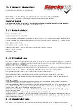 Preview for 3 page of Stocks AG Fan Jet Mini i-CON 130 Original Operating Manual And Parts List