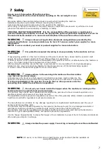 Preview for 7 page of Stocks AG Fan Jet Mini i-CON 130 Original Operating Manual And Parts List