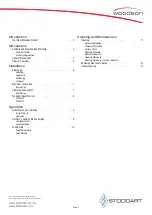 Preview for 3 page of STODDART Woodson W.HFH23 Specification, Installation And Operation Manual