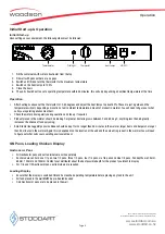 Preview for 10 page of STODDART Woodson W.HFH23 Specification, Installation And Operation Manual