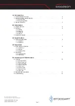 Preview for 3 page of STODDART Woodson W.HFHSQ23 Specification, Installation And Operation Manual