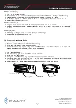 Preview for 12 page of STODDART Woodson W.HFHSQ23 Specification, Installation And Operation Manual