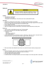 Preview for 7 page of STODDART woodson W.PIA100 Specification, Installation And Operation Manual