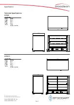 Preview for 9 page of STODDART woodson W.PIA100 Specification, Installation And Operation Manual