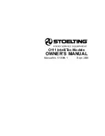 Preview for 1 page of Stoelting O111 Owner'S Manual